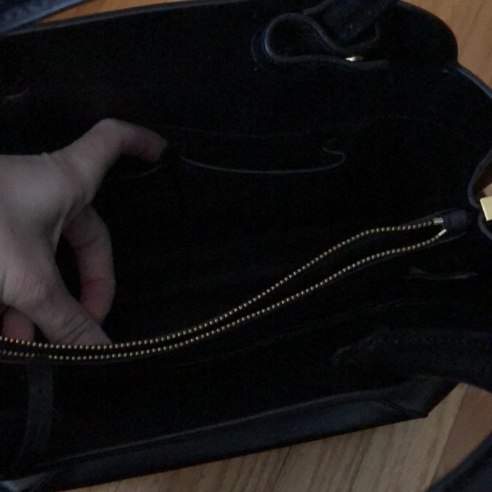 Aritzia Auxiliary Bega Black Leather Purse + Strap - Picture 4 of 7